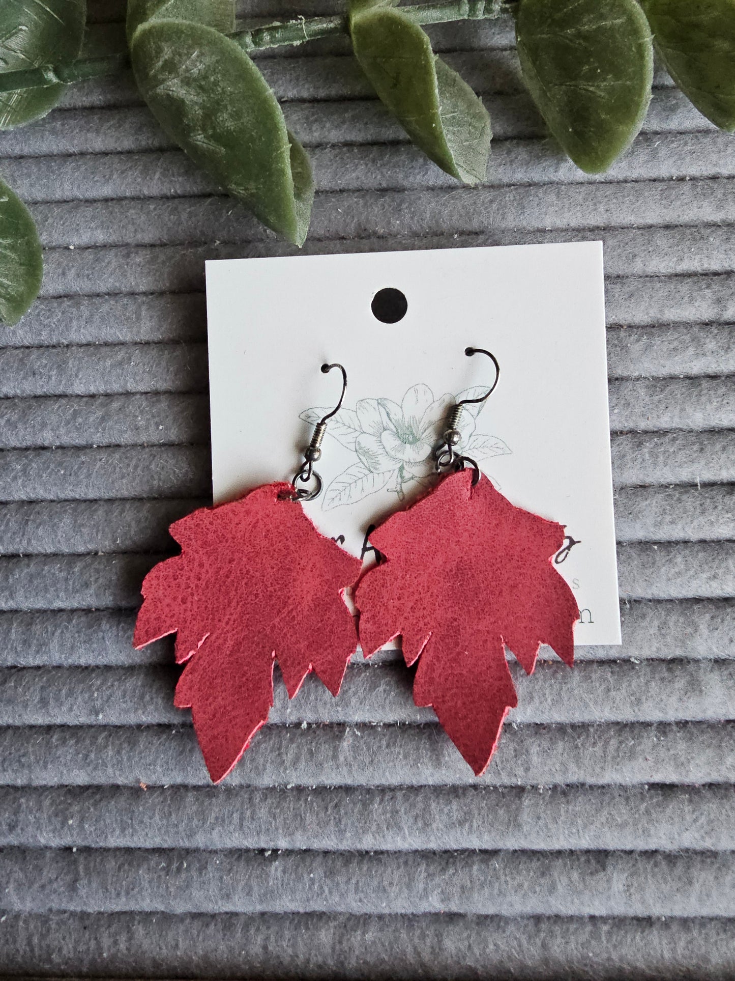 Red leaves