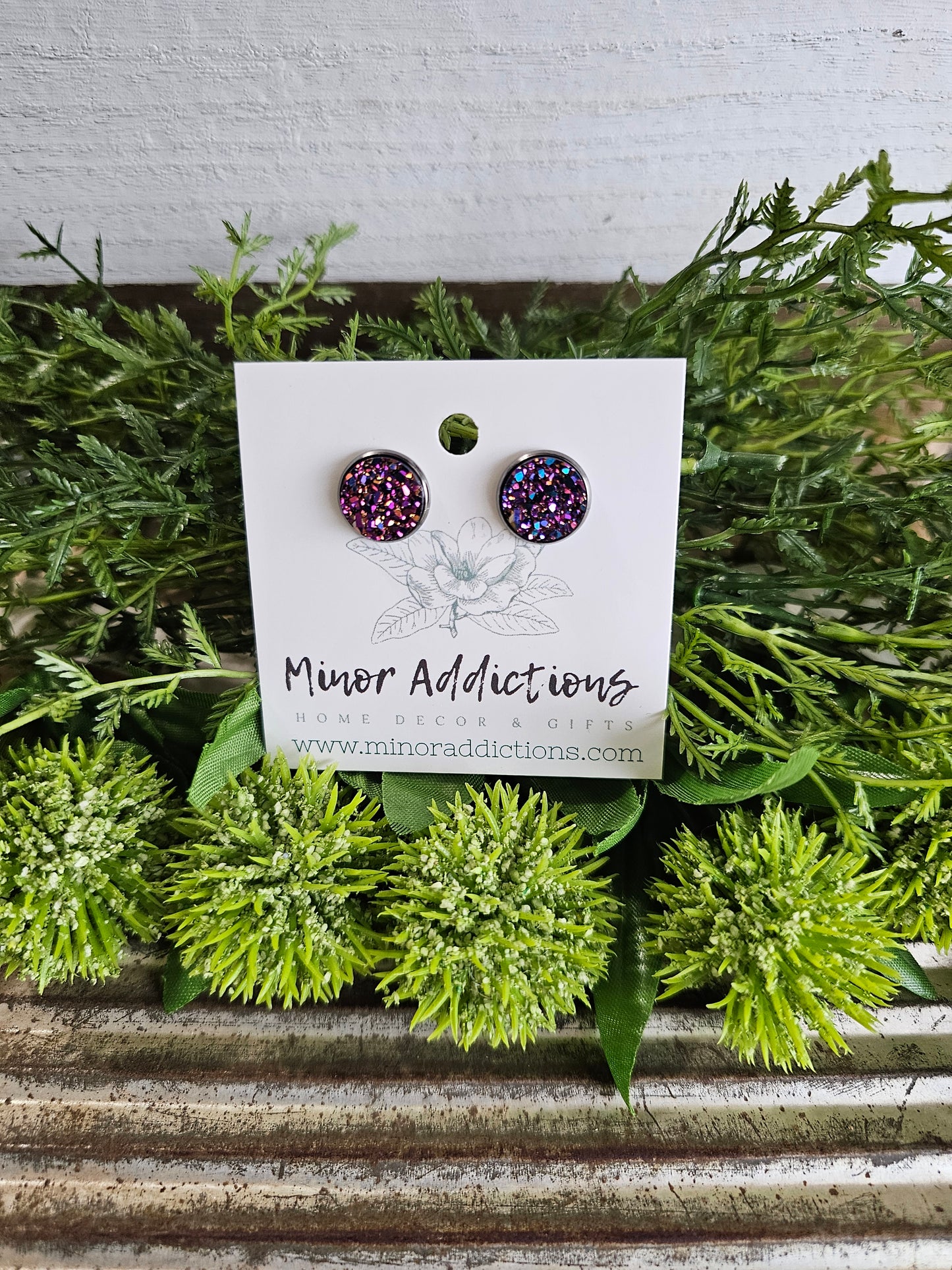 Druzy- Purples & Blues