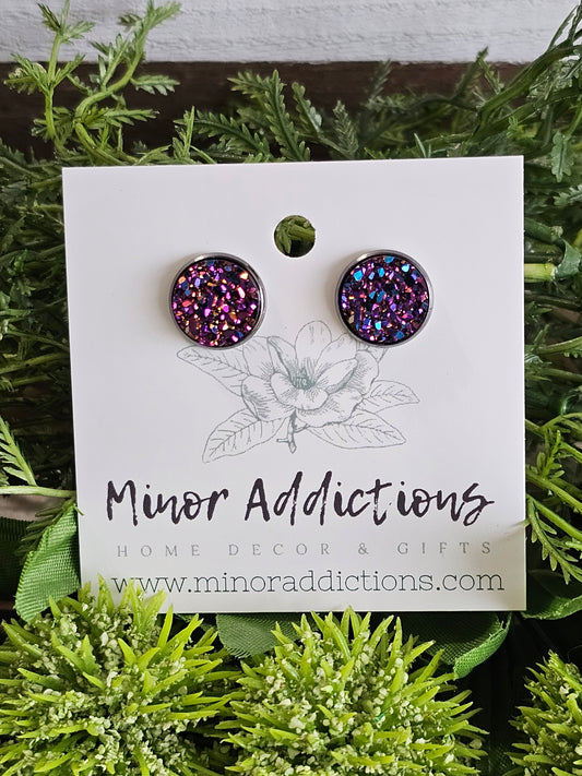 Druzy- Purples & Blues