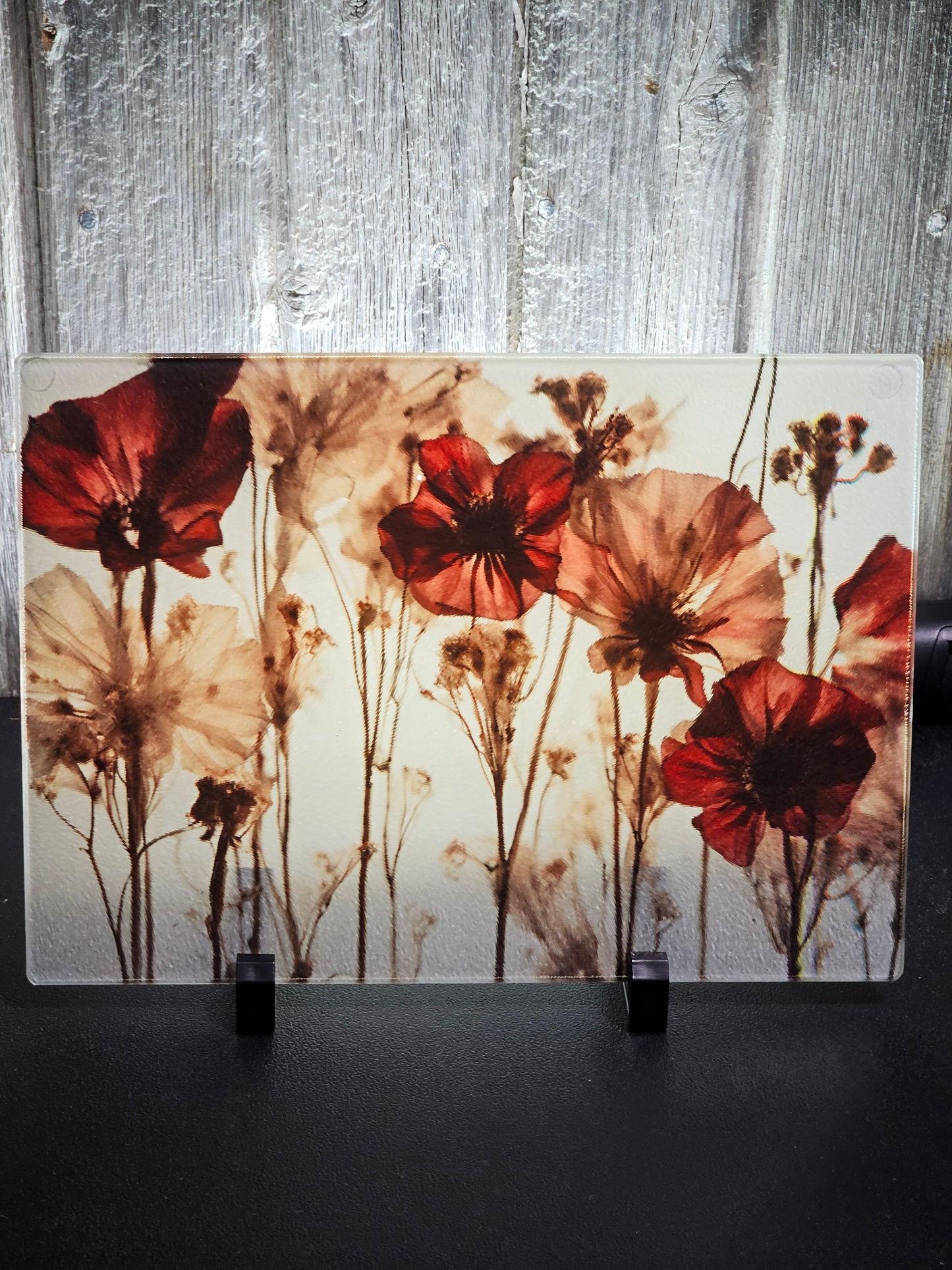 Pressed flowers