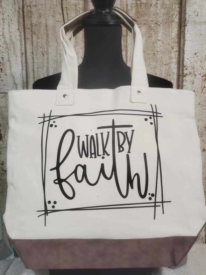 Walk by faith- Resort Tote