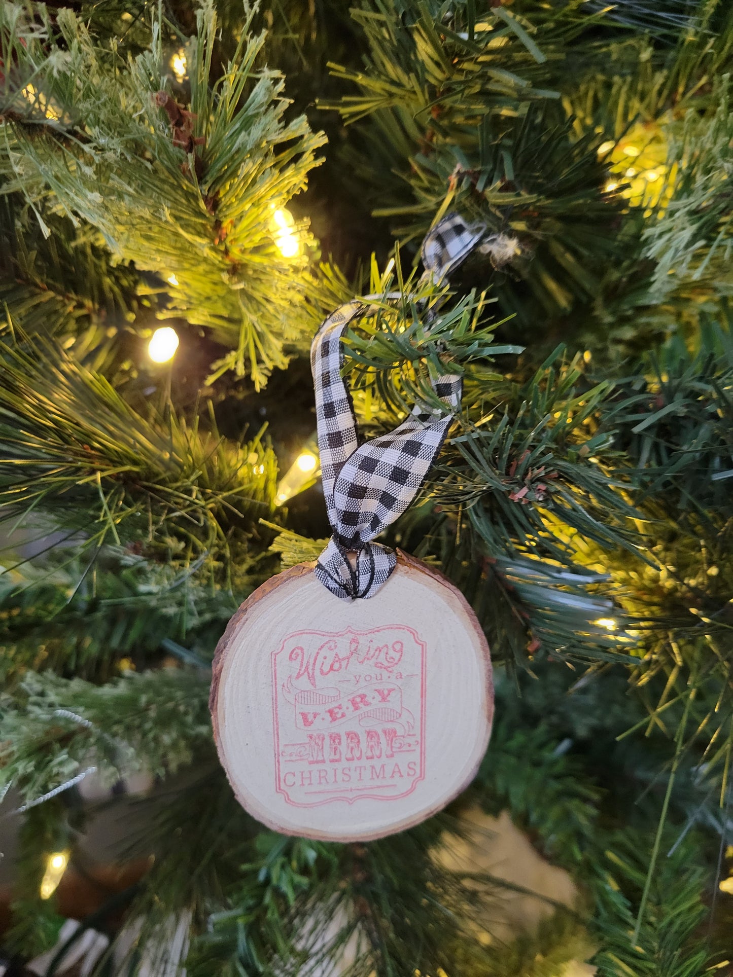 Very Merry - red stamped