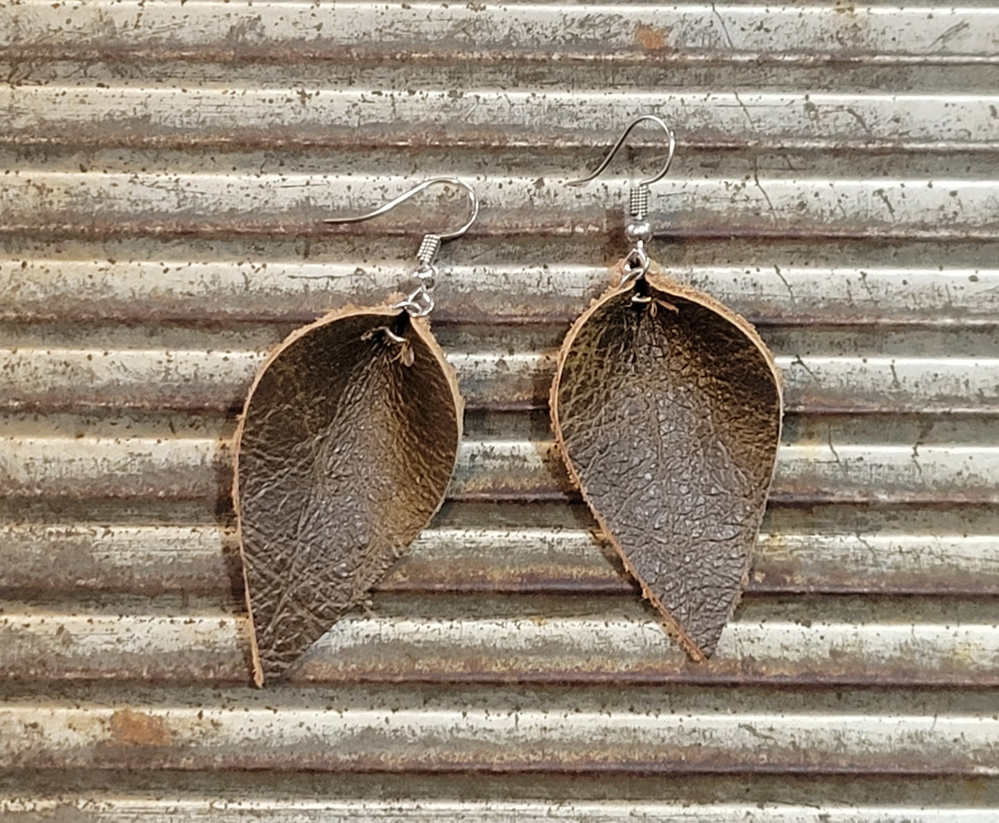 Choclate leather petal