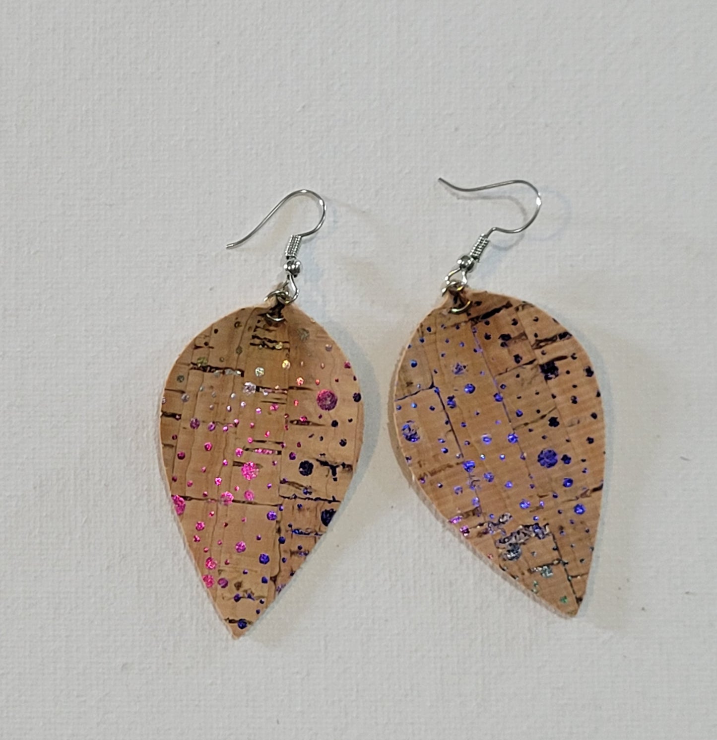 Watercolor flaked cork petal