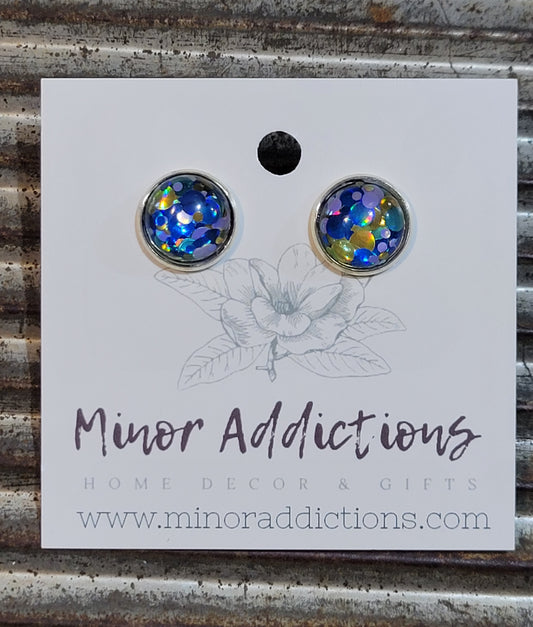 Blue/Yellow Chunk Glitter