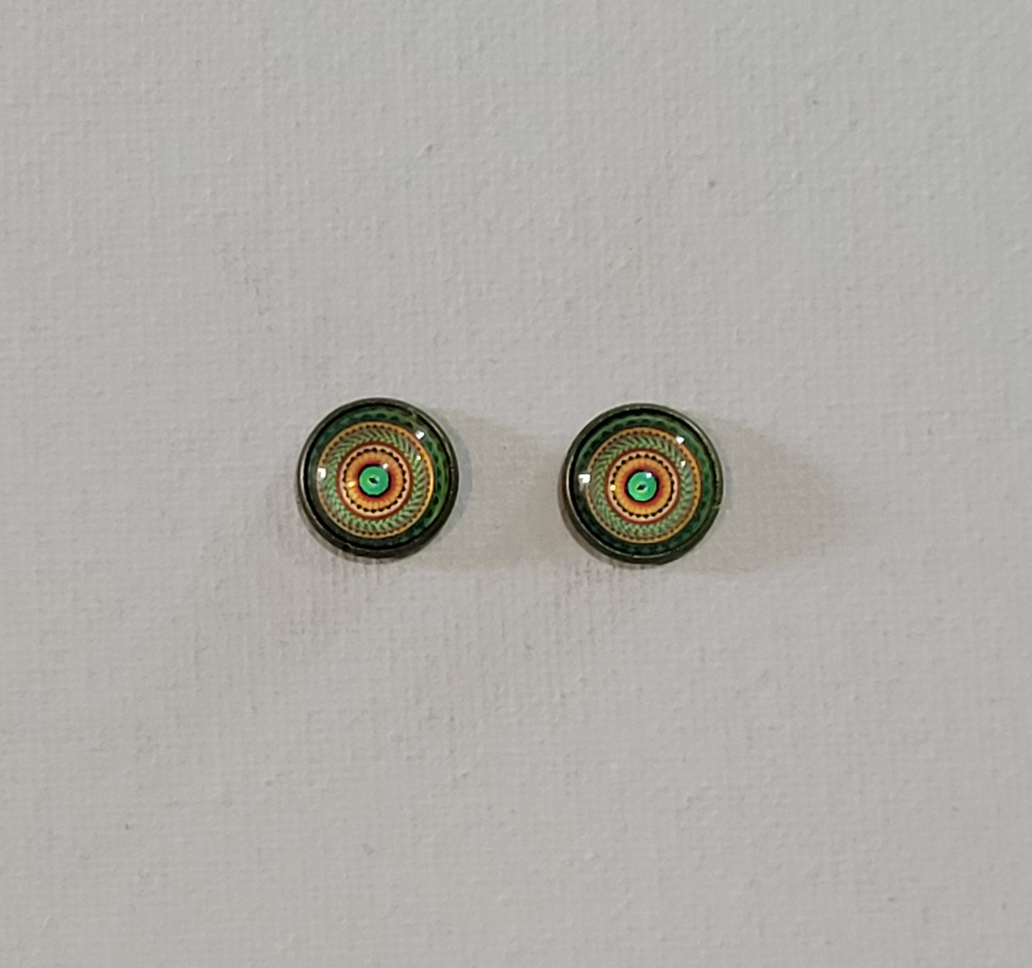 Mint/Coral circles