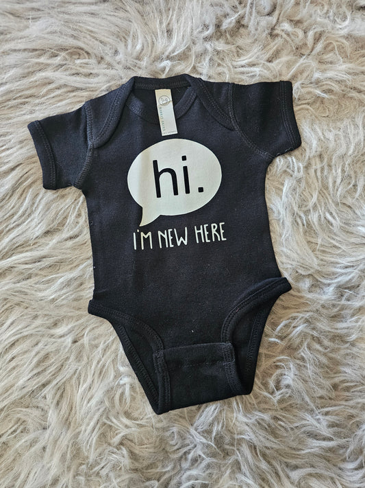 Hi. I'm new here - Black - NEWBORN