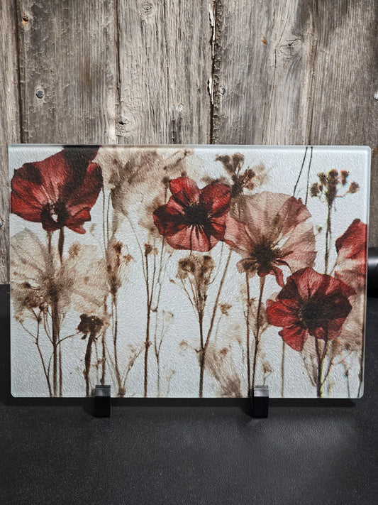 Pressed flowers