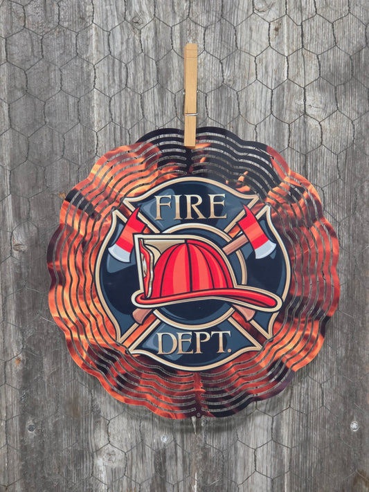 Wind Spinner - Fire Dept
