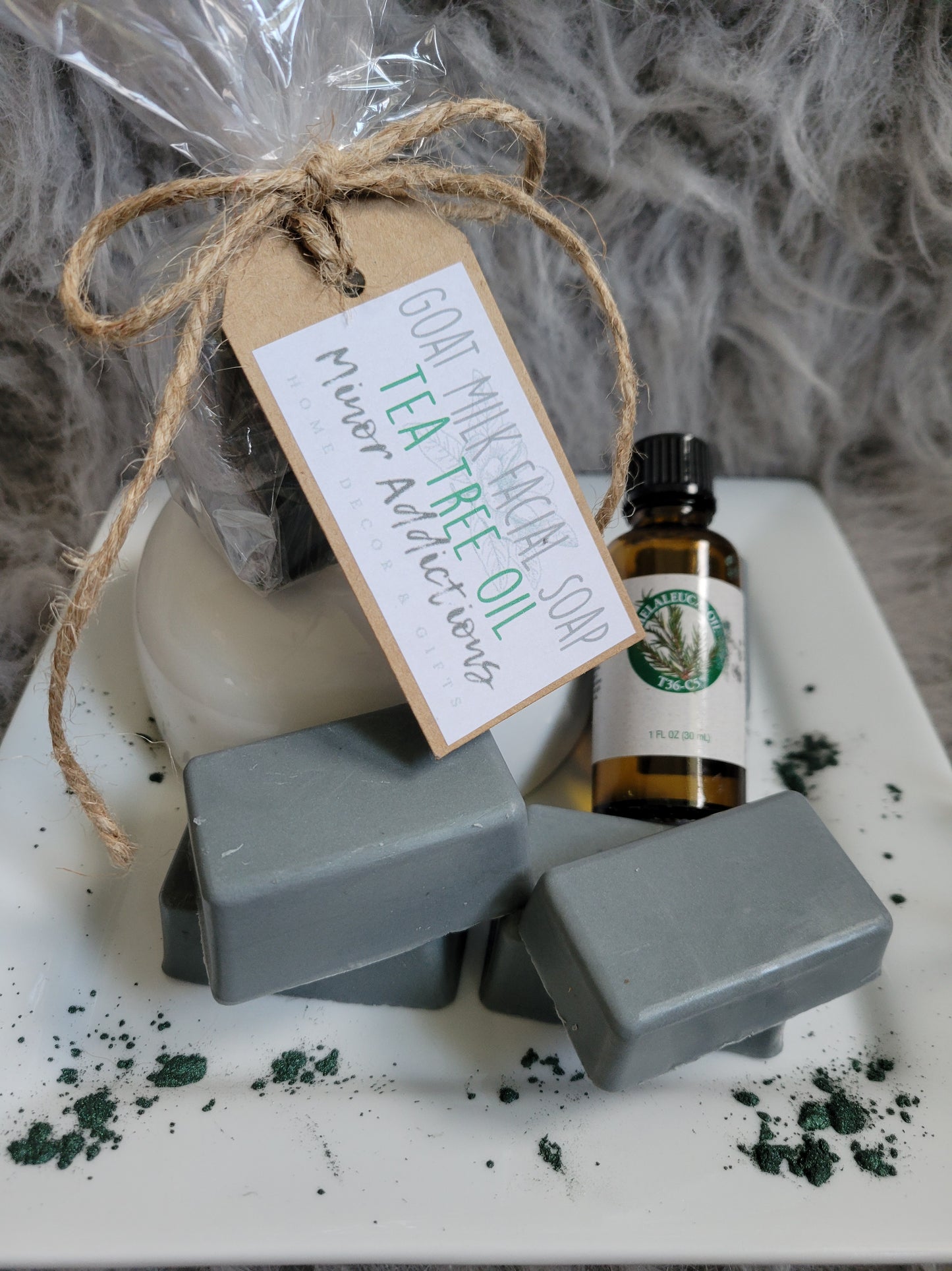 Goat Milk Facial Soap - Tea Tree Oil - 2pc.