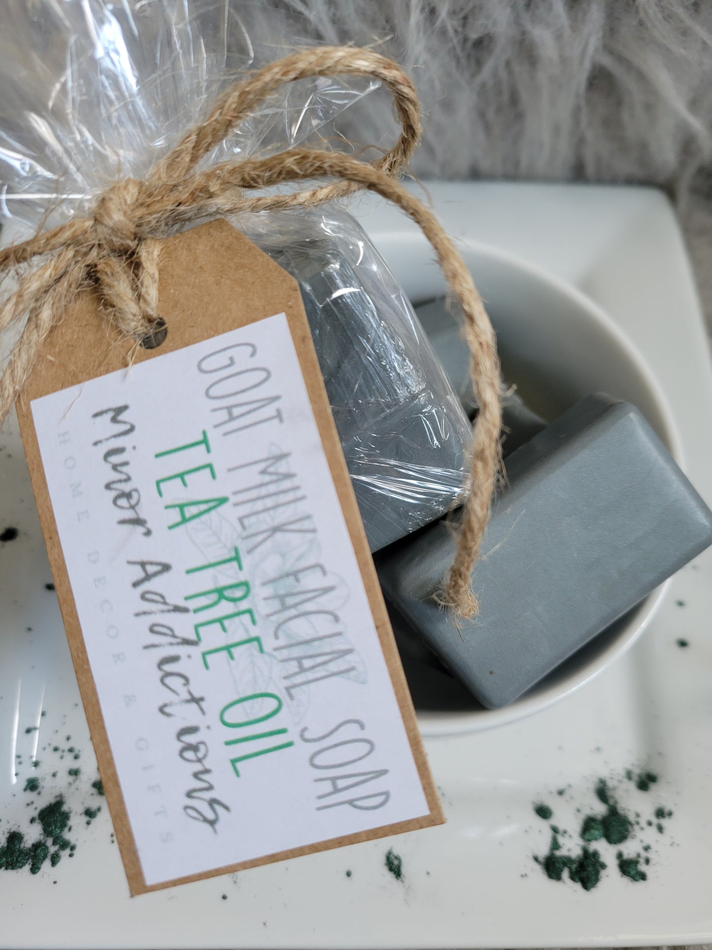 Goat Milk Facial Soap - Tea Tree Oil - 2pc.