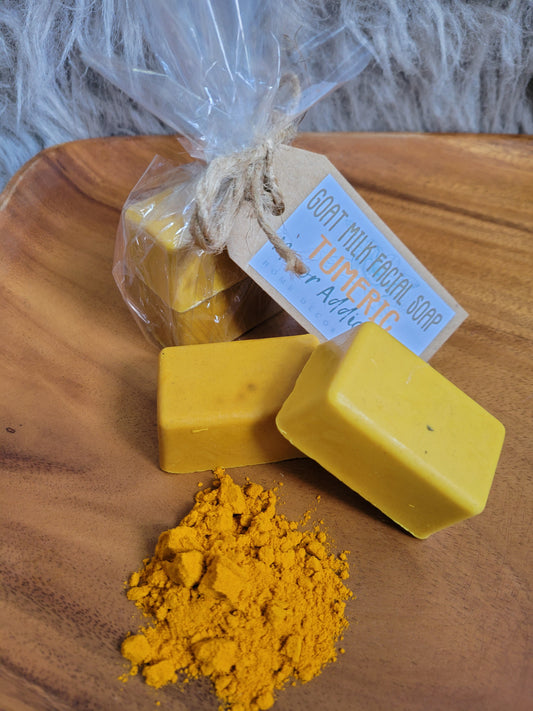 Goat Milk Facial Soap - Turmeric - 2pc.
