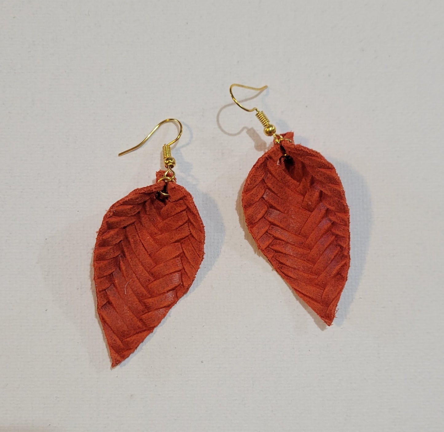 Fishtail leather - Burnt Orange