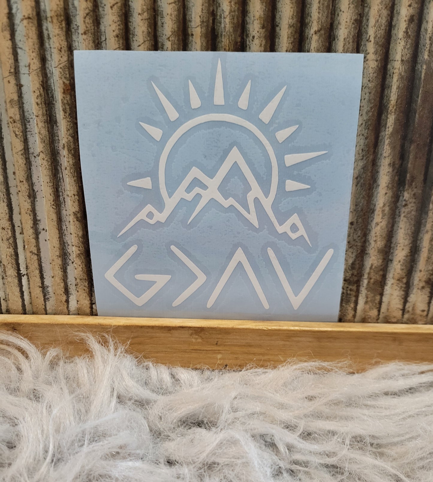 God is Greater than the Highs and Lows - Sun -3.5x4