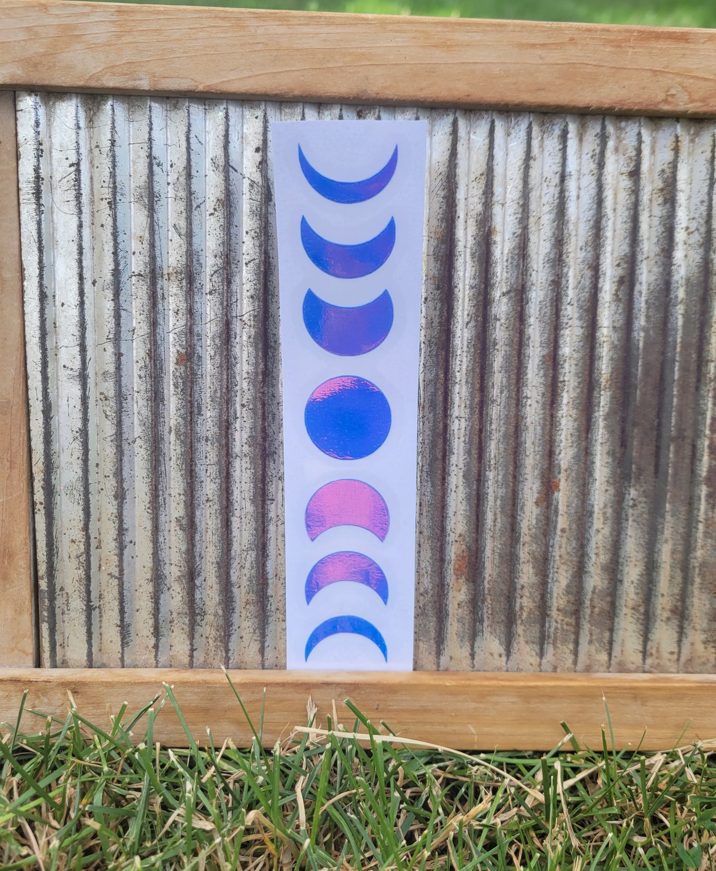 Moon Phases - COLOR CHANGING METALLIC - 6x1.25