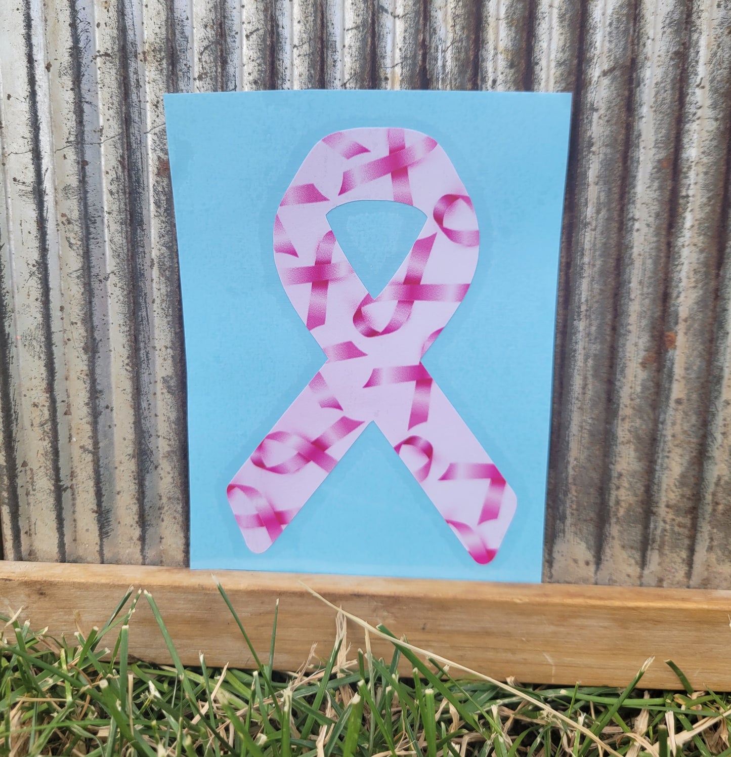 Awarness Ribbon - Pink - 4x2.75