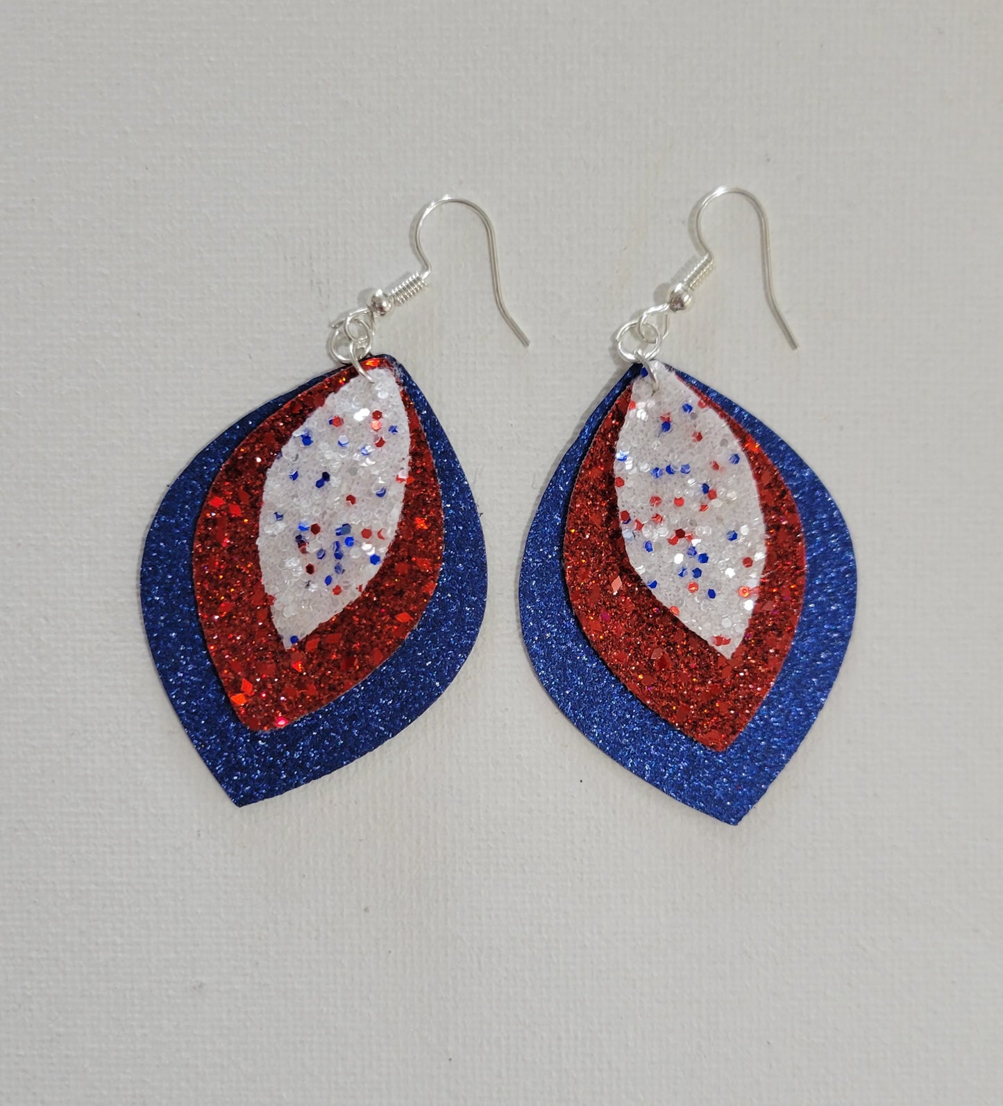 Red White and Blue Glitter